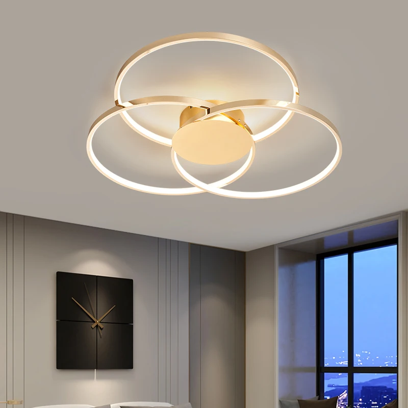 

Gold/Chrome Plated Modern Led Chandelier For Bedroom Living Room Decoration Lustre Led AC110-220v Modern Chandelier Lights