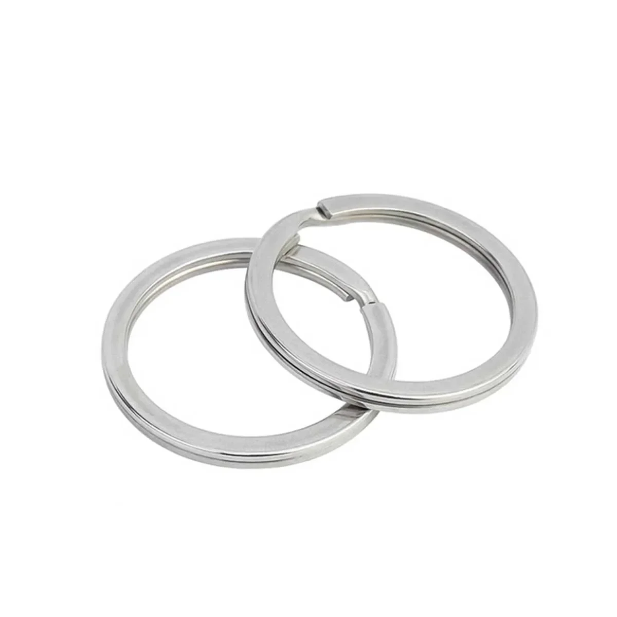 304 Roestvrijstalen Platte Dubbele Ring Met Een Dikte Van 1.5Mm En 2Mm