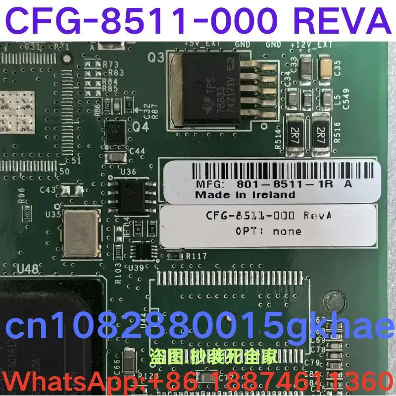 Teste de segunda mão OK, cartão de aquisição de imagem CFG-8511-000 REVA