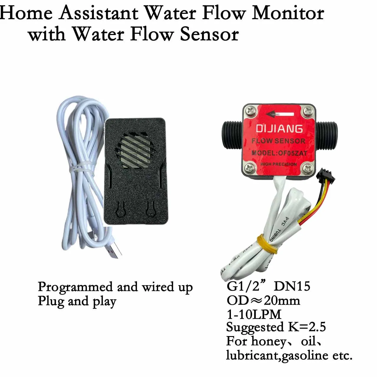 

Oval Gear Sensor Oil Milk Flow Sensor Home Assistant Wifi Flow Kit Multiple Sizes Optional Flow Measurement Flowmeter