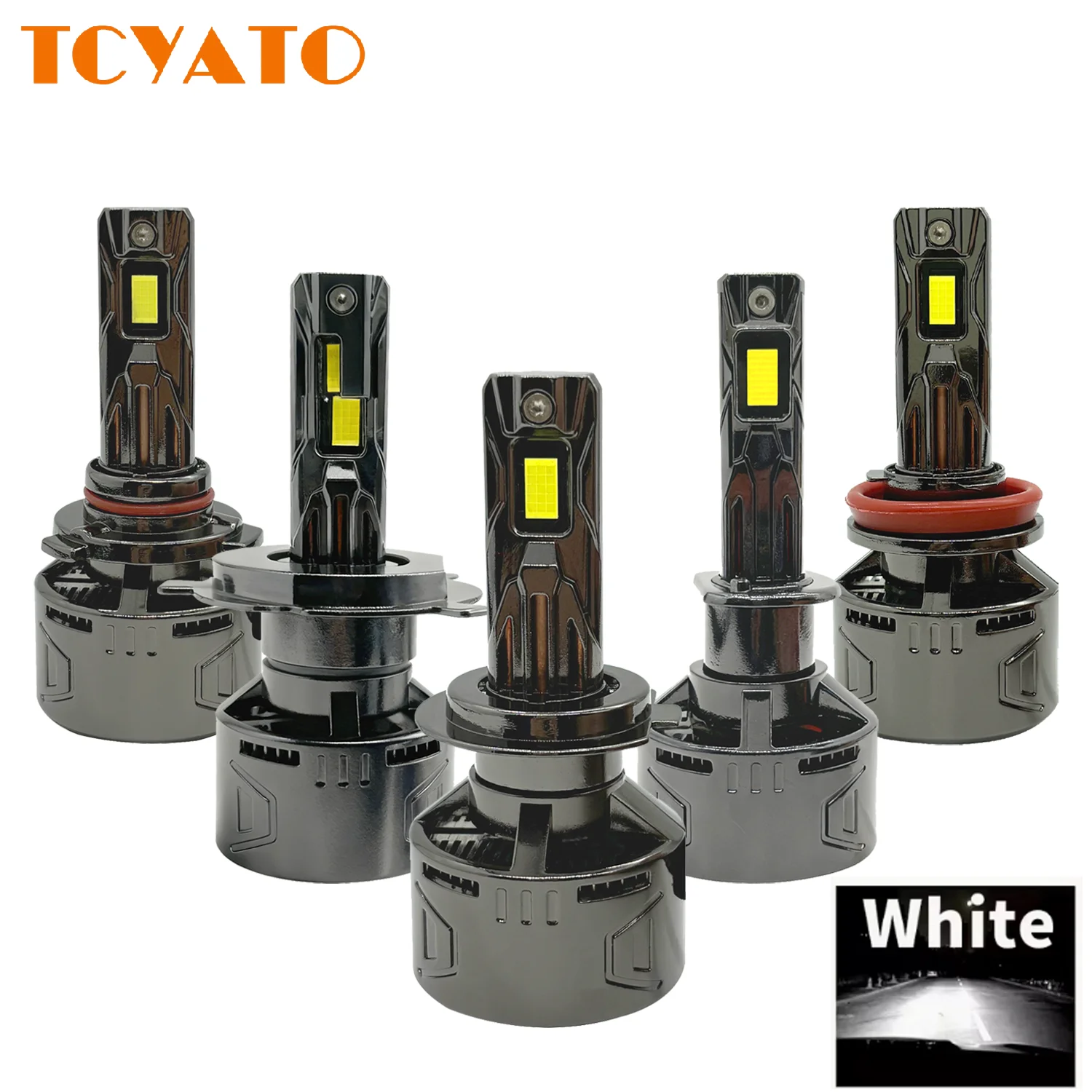 TCYATO LED LED 4 copper tube Canbus Bulbs Headlight 160W H11 HB3 9005 12V Car CSP CHIP 24v For Truck