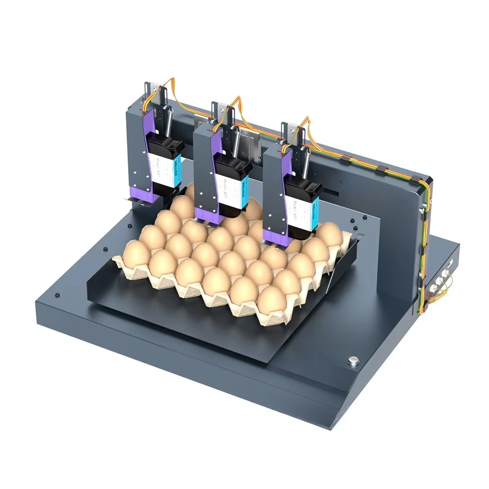 

2025 High Quality Inkjet Printer for 3 Head Egg Machines for Small Businesses Egg Date Machine Egg Date Printer