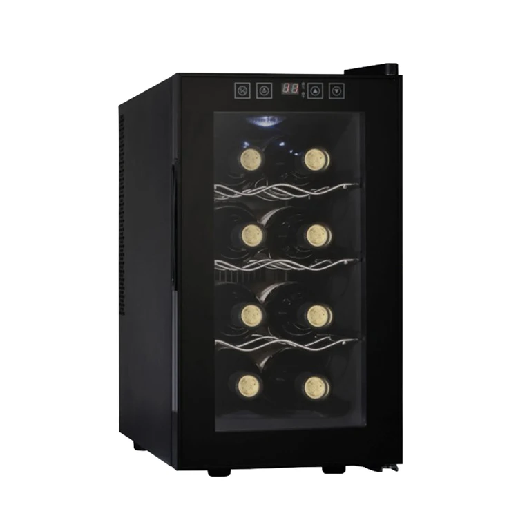 8 Bottles Mini Semiconductor Electric Refrigerator Wine Cooler /Domestic Wine Fridge