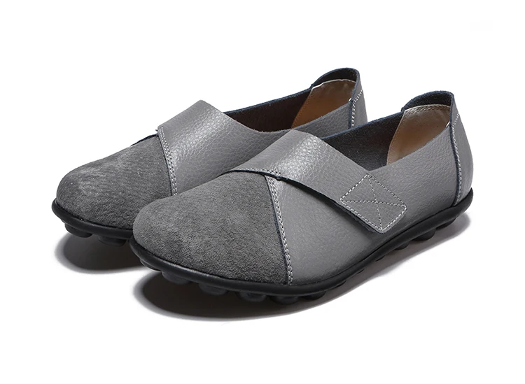 Frau Schuhe Weiche Leder Low Heels Schuhe frauen Elegante Wohnungen 2025, Casual Flache Schuhe Frauen Schuhe Neue Müßiggänger Zapatos mujer – Detail 29