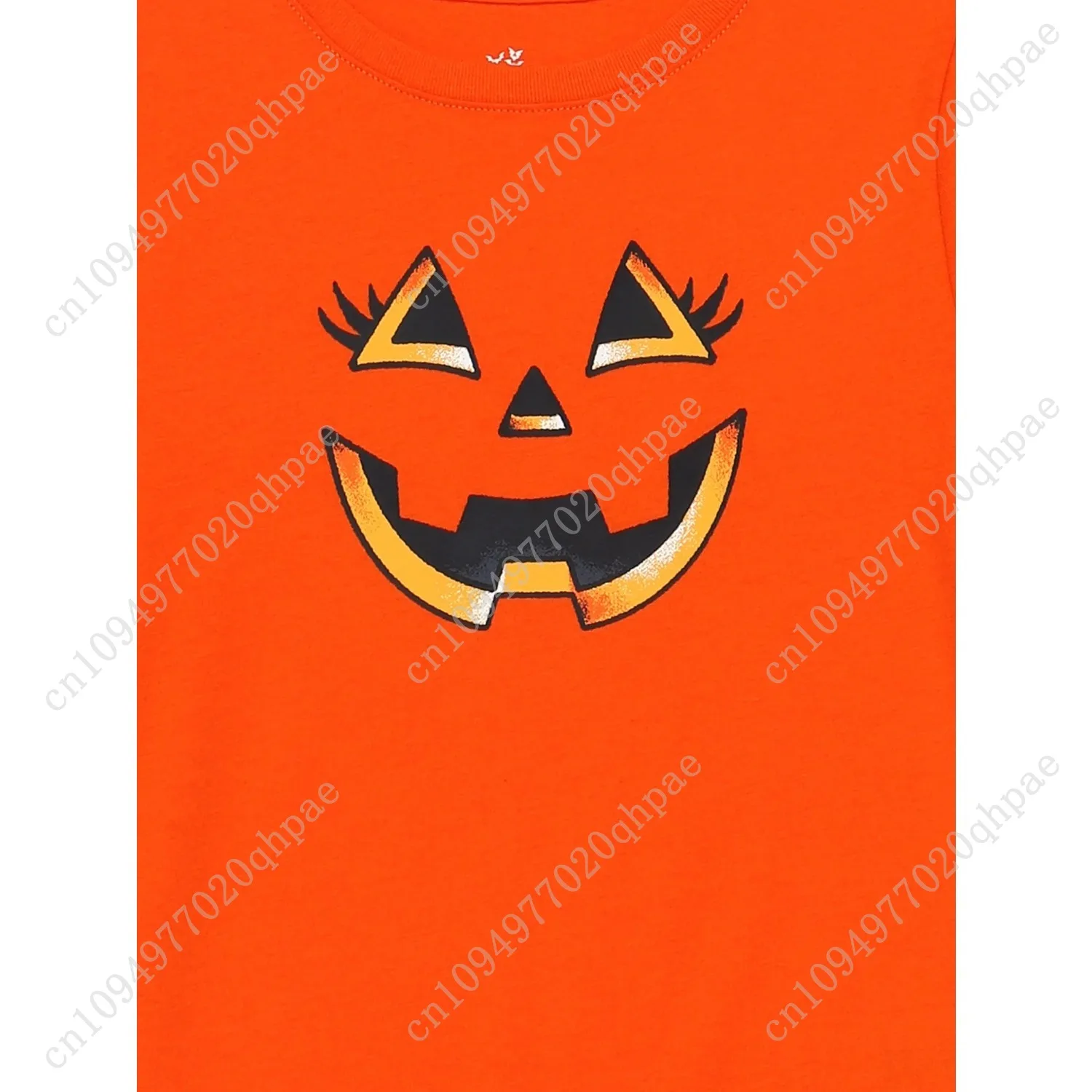 تي شيرت برسومات الهالوين للفتيات بأكمام قصيرة من الطريق للاحتفال، مقاسات 4-18 #2
