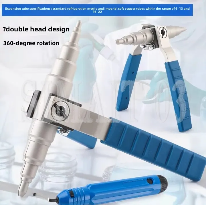 VST-22B/C Manual Tube Expander | 6-22mm Copper Pipe Swaging Tool for HVAC | Flaring & Expanding for Welding