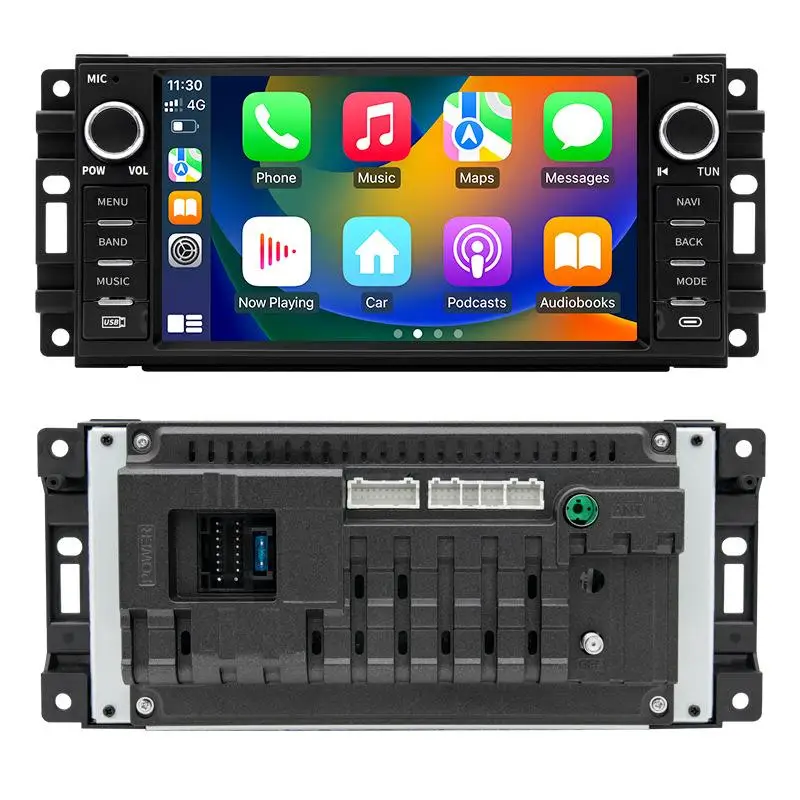 7 Inch Navigation GPS Reversing Car Radio Carplay For Dodge / Jeep / Chrysler, Specification: Quad-core 2GB+32GB