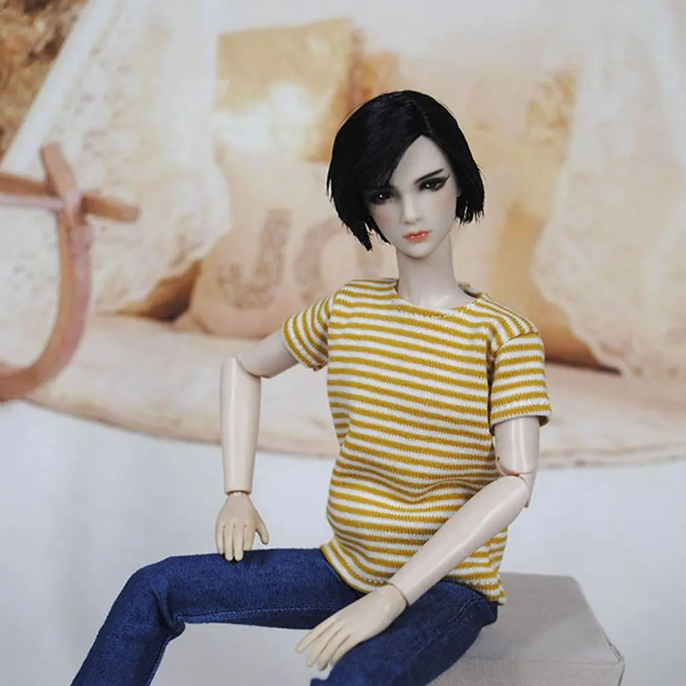 Doll Fashion T-Shirt Clothes for 1/6 BJD DD SD10 Doll for 30cm Male Fashion Male Clothes Shirt Kids DIY Doll Toys Accessories