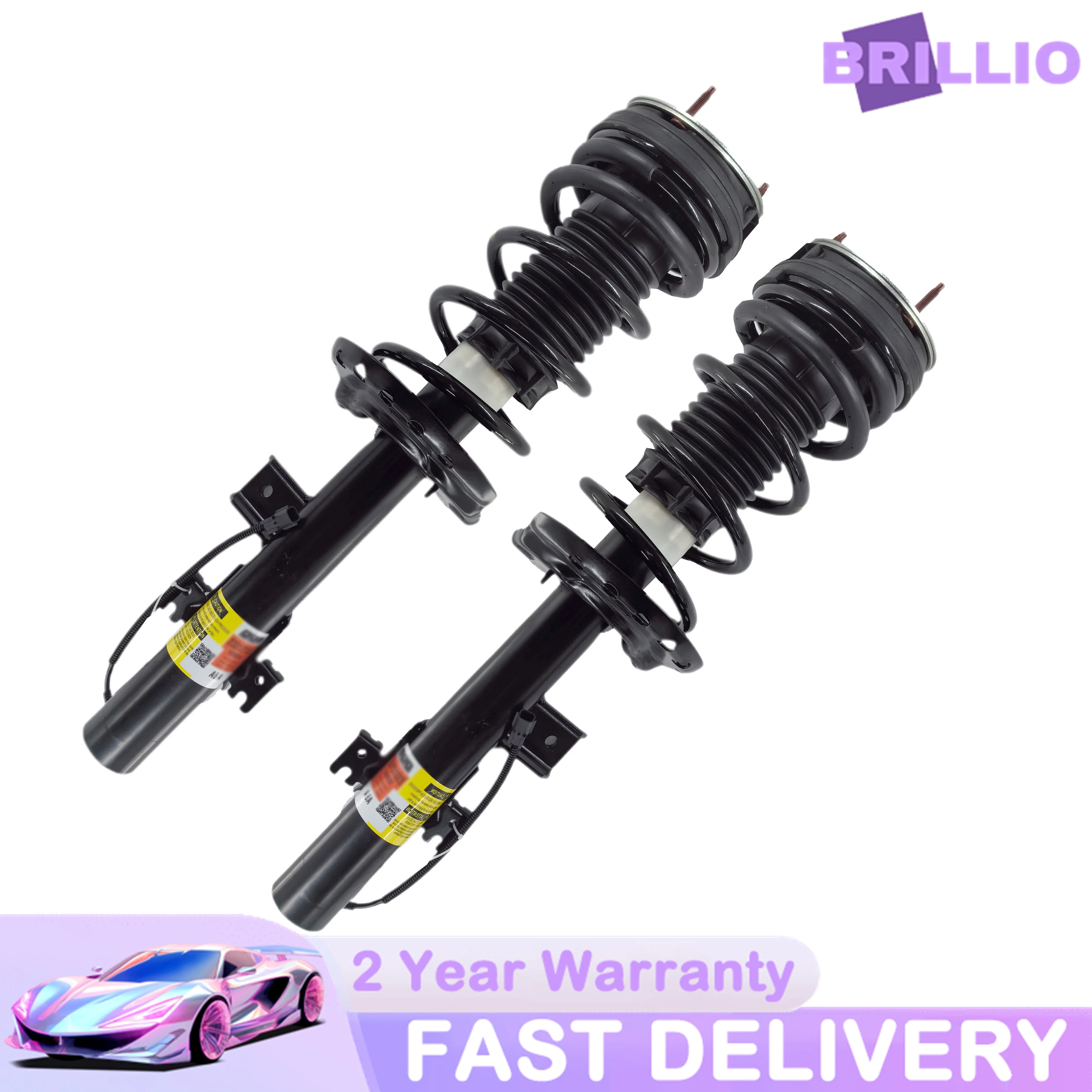 

2PCS Rear Left and Right Shock Absorber Struts Magnetic Ride Assys LR024447 LR079420 For Range Rover Evoque L538 2012-2018