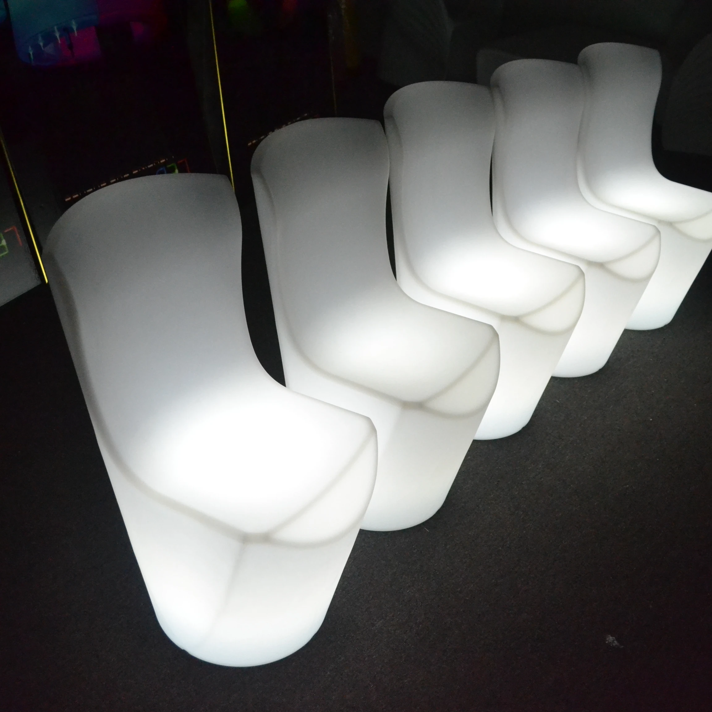 

IP68 Water Proof Restaurant Used Dining Chair/LED Glowing Chair with Remote Control