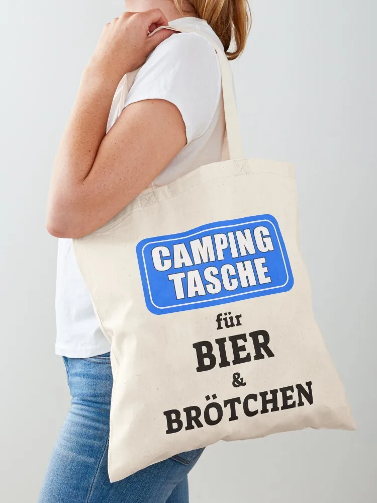 Camping bag for beer and rolls Tote Bag reusable shopping bag handbag