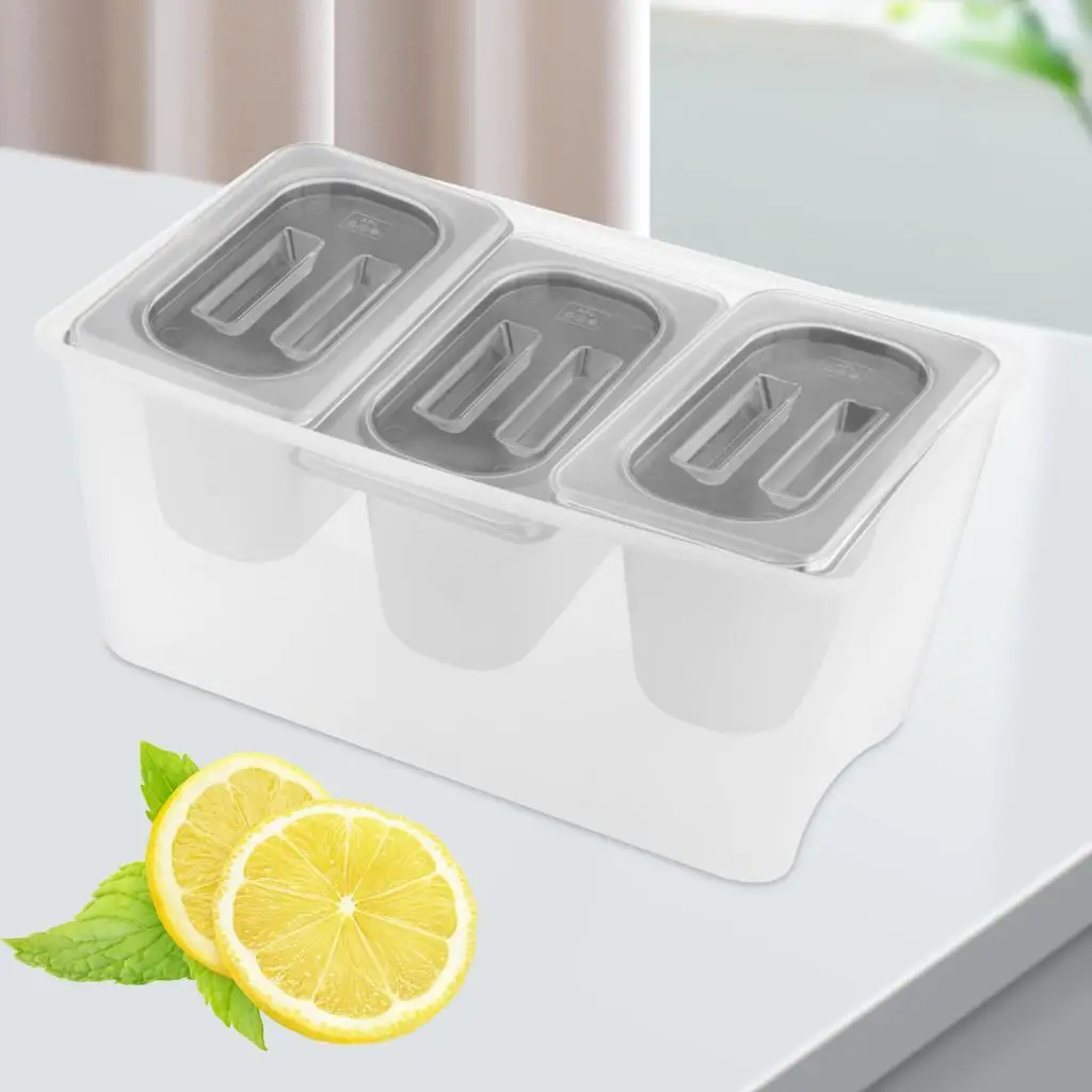 

Охлажденная коробка для приправ, коммерческая коробка для джемов, съемные контейнеры, диспенсер, многофункциональный с крышкой, коробка для приправ для улицы