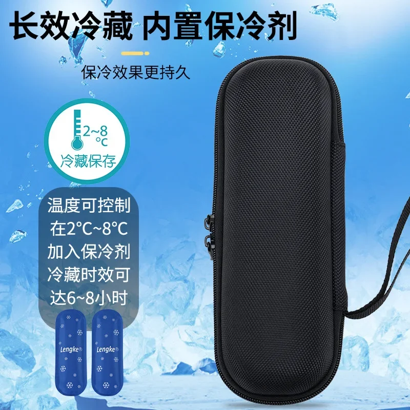 Portable Waterproof Diabetic Insulin Cooling Bag Carry-on Protector Pill Refrigerated Ice Pack Drug Freezer for Diabetes Medicla