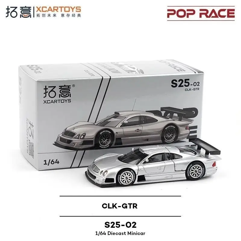 

Xcartoys POP RACE 1 64 Mercedes CLK GTR Alloy Car Model Toy Collection