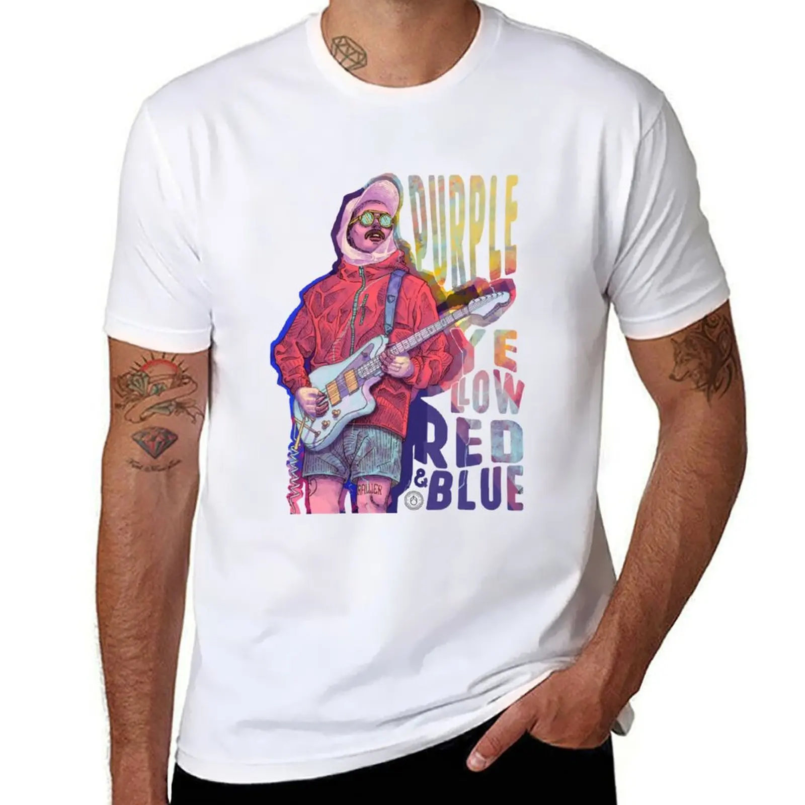 Camiseta PYR&B John Gourley, camiseta informal para vacaciones de verano
