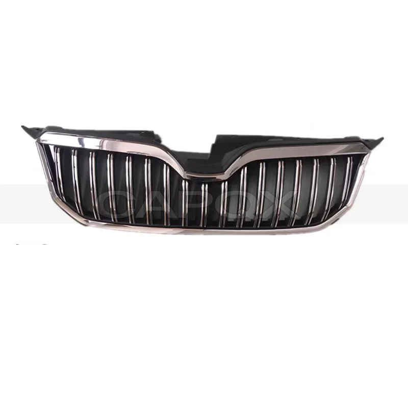 CAPQX Front Bumper Grill Mask Radiator Grille For Skoda Yeti 2014-2017 Medium Net Racing Grills AUTO GRILLE