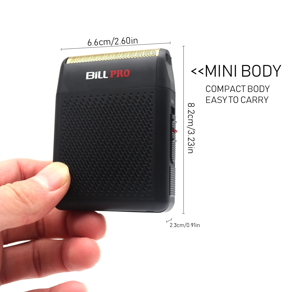 ماكينة حلاقة كهربائية للرجال ، ماكينة حلاقة محمولة للسفر ، بطارية تدوم طويلاً ، شحن قوي سريع ، هيكل صغير ، متعدد الوظائف