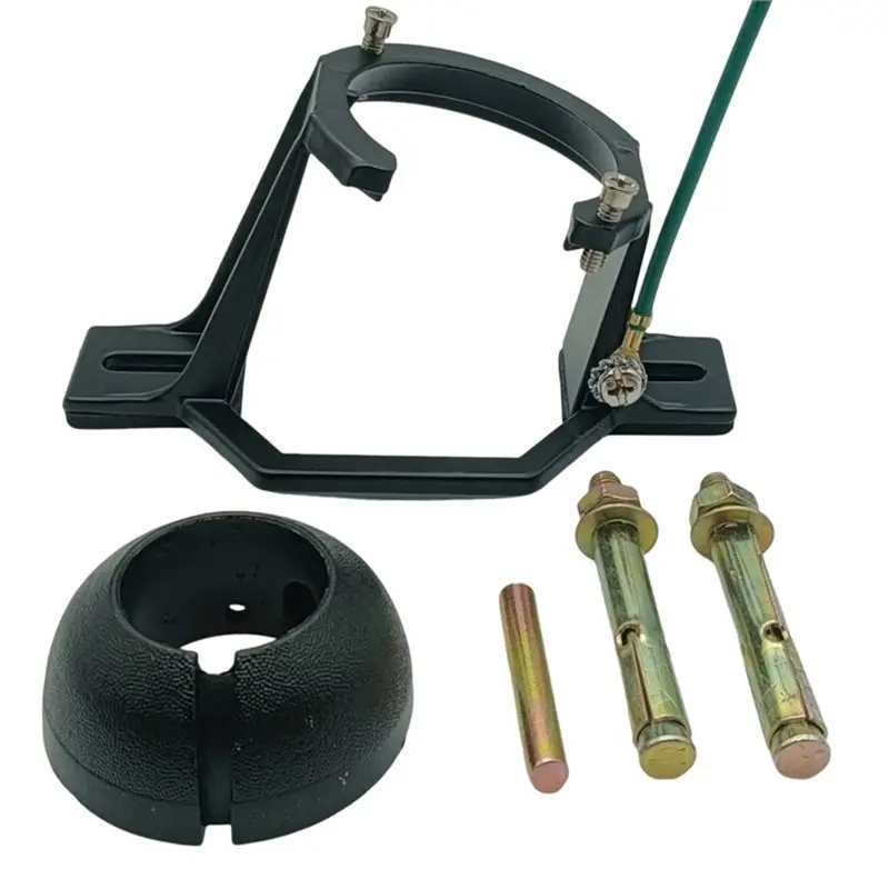 ABRU-Ceiling Fan Mounting Bracket Kit Metal Inclined Ceiling Support Adapter For Home Balancing Adapter Kit