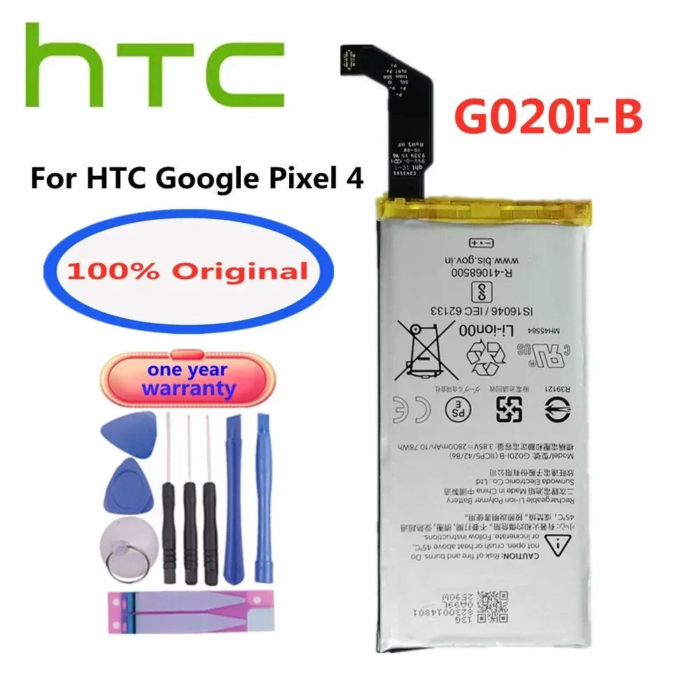 High Quality Original Battery For HTC Google PIXEL 3 Pixel3 3A XL 3XL 4XL Pixel4 XL PIXEL 4 4A 2 2B U11+ Nexus S1 M1 Battery