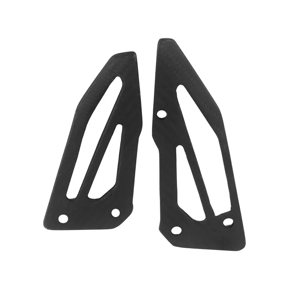 

100% Real Carbon Fiber Heel Guard Plates Foot Rests For YAMAHA MT10 2016 2017 2018 2019 2021