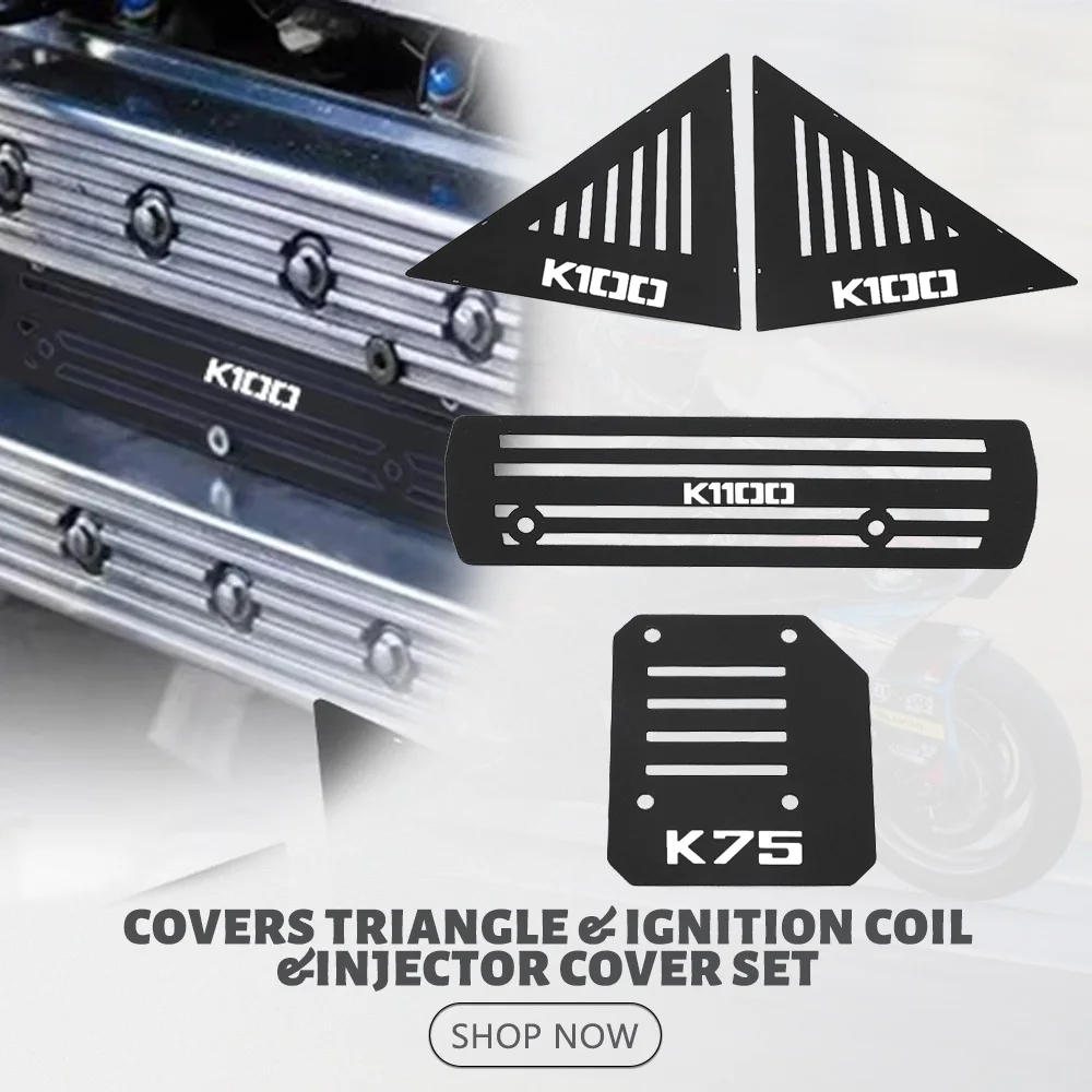 

FOR BMW K75 K100 K1100 K 75 All Year Motorcycle Side Panel Protection Guard & Injector Rail cover & Ignition Coil Cover Guard