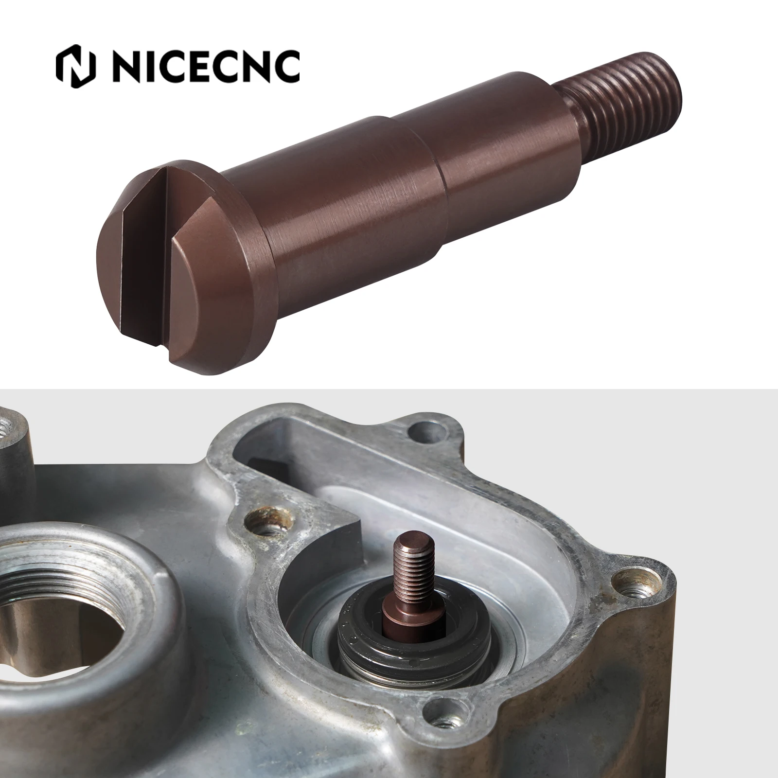 

NICECNC Water Pump Shaft For Honda CRF450X 2005-2017 TRX450ER TRX450R 2006-2014 Martensitic Steel ATV Accessories