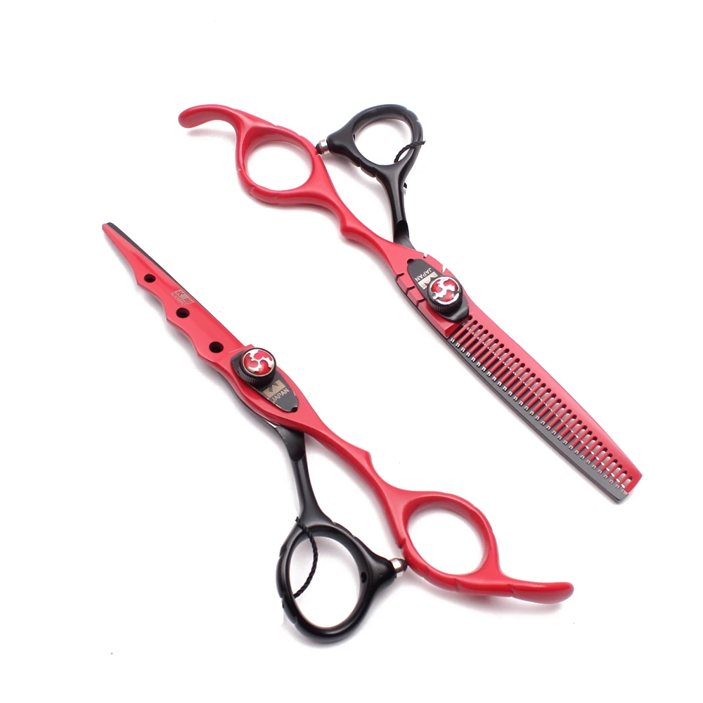Professional Hair Scissors Straight Thinning Shears Sharp Precision Blades Salon Barber Stylist Japanese Steel Easy Grip 10 1019