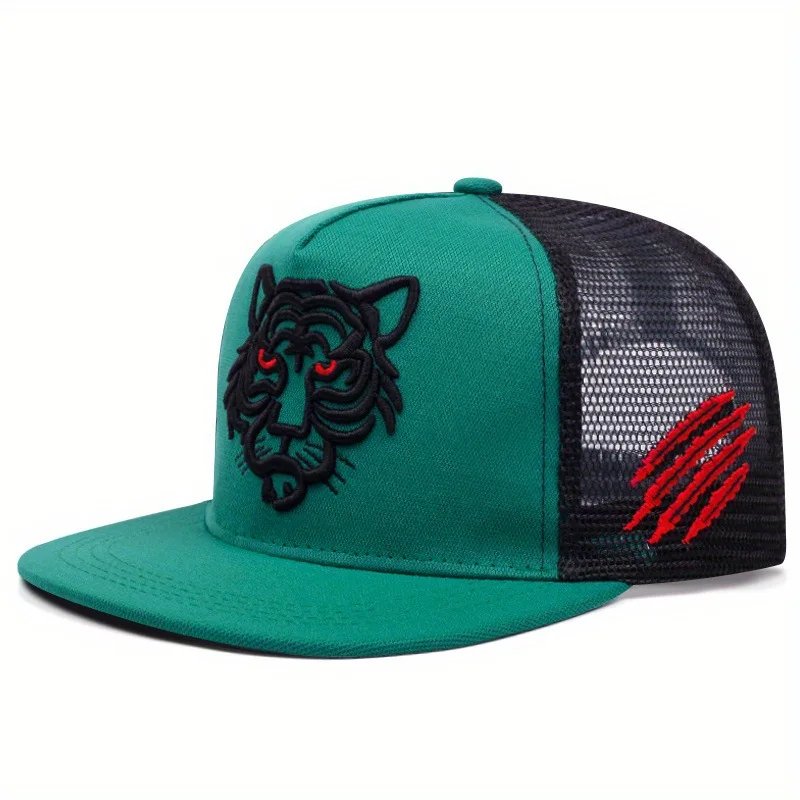 Tiger Embroidered Baseball Cap for Man Woman Fashion Luxury Designer Snapback Cap Unisex Visors SunHat Adjustable Gorras Hombre