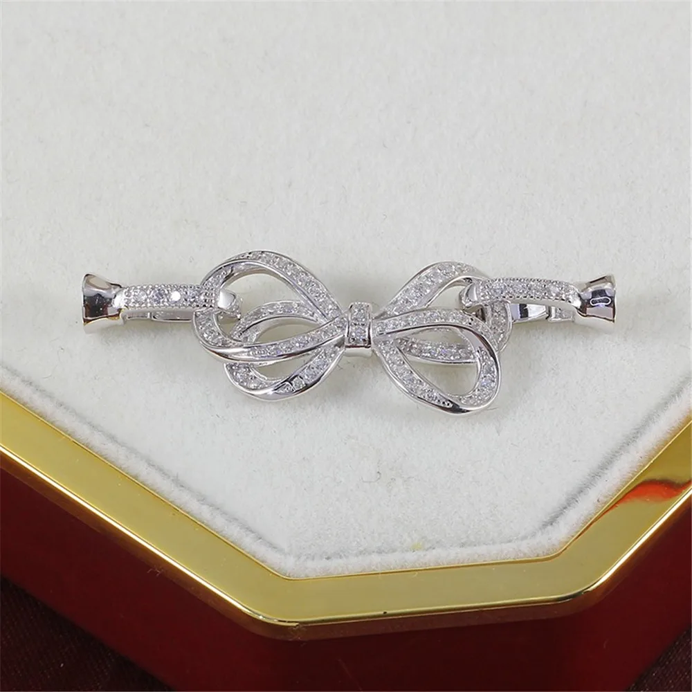 S925 Sterling Silver Jewelry Clasp for DIY Necklace Bracelet Jewelry Findings Connector Hook 925 Silver Clasps Crafting Supplies