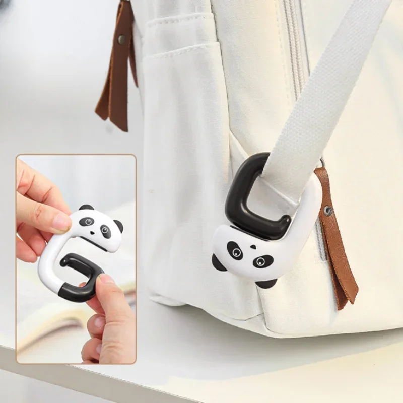 Cute Bag Hook Cartoon Table Side Bag Rack Folding Bag Hook Hanger Handbag Holders Foldable Table Hook Office Desk Accessories