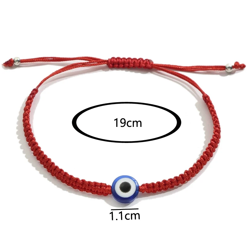 Turkish Evil Eye Adjustable Bracelet, Unisex