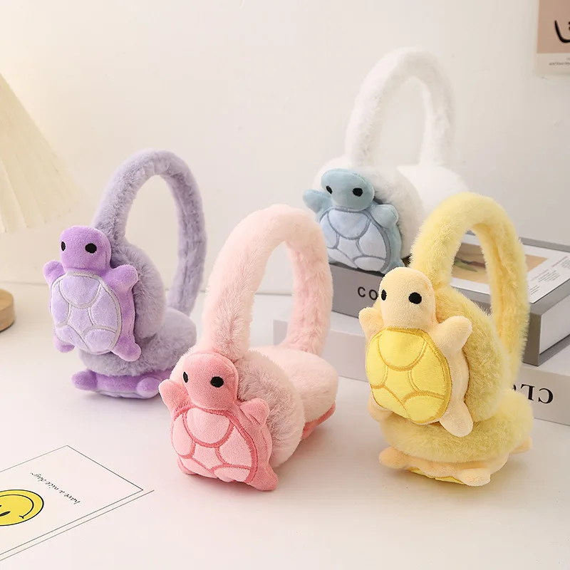 

New Mini Winter Warmth Ear Cover Ear Pads Anti-Chill and Anti-Freezing Thick Cartoon Ear Warmers Ear Bags