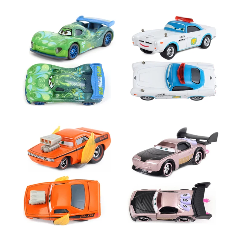 Disney Pixar Racing 3 Brazilian Racing Lightning McQueen Toy Jackson Storm 1:55 Metal Alloy Model Car Children's Toy Gifts