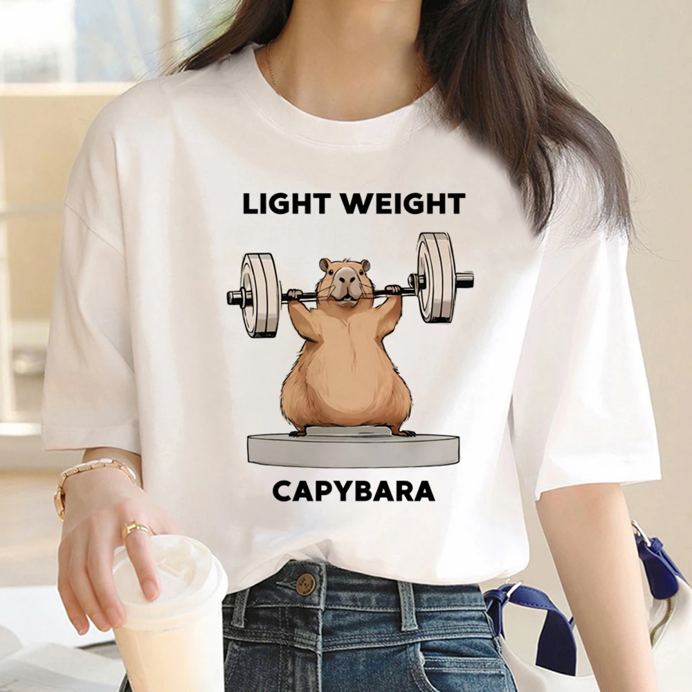 Capybara t shirt women designer t-shirts girl harajuku clothes