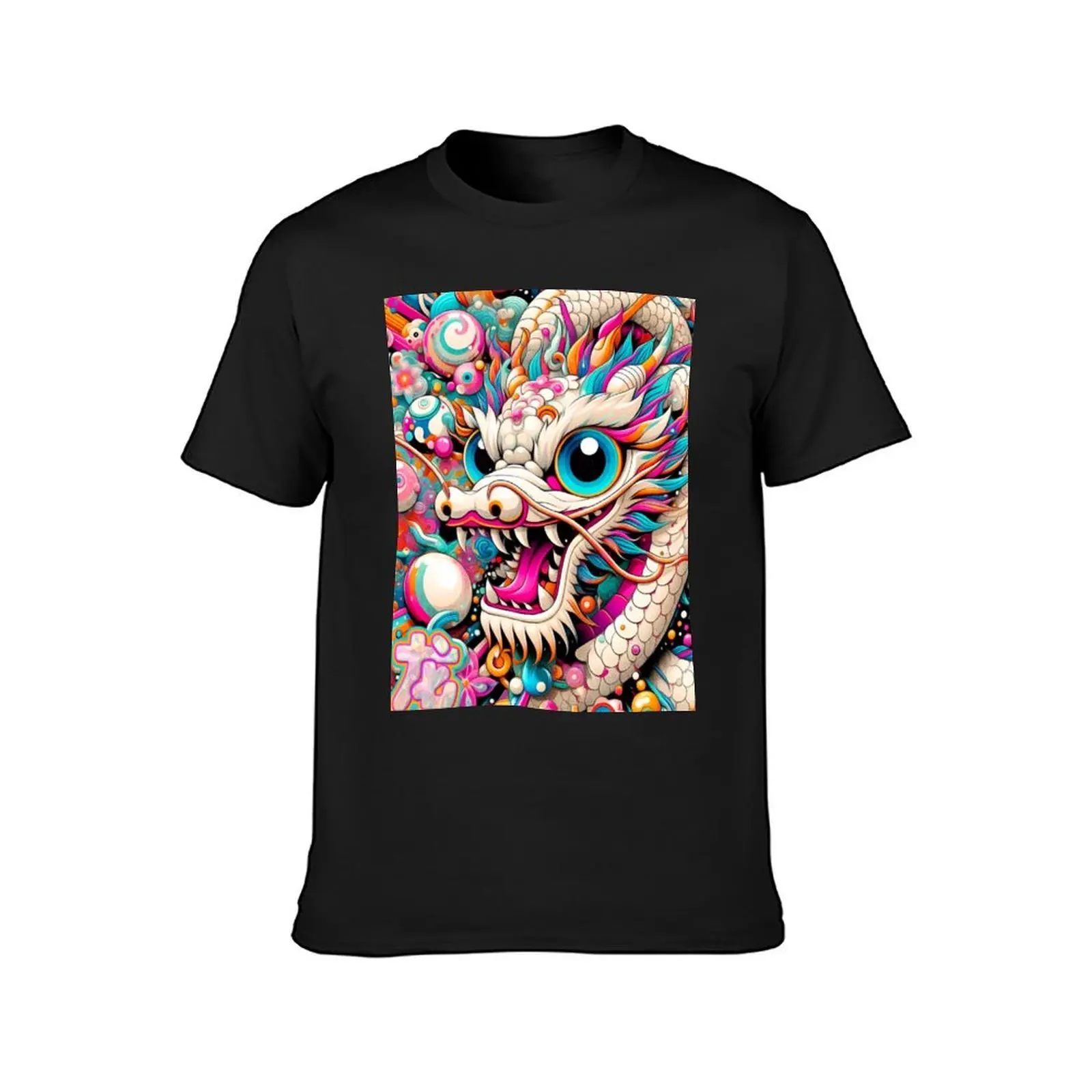 Maximal Year of the Dragon Anime Pop Art T-Shirt anime plus size tops customizeds quick drying designer t shirt men