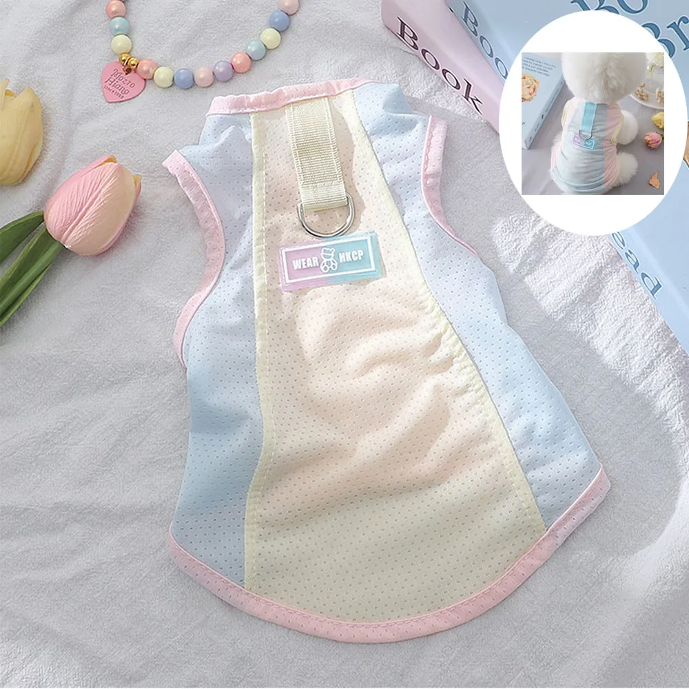 

Cooling Vest Summer Thin Pet Dog Clothes Breathable Mesh Dog T Shirt Chihuahua Bichon Dog Clothing Cat Vests Puppy Undershirts