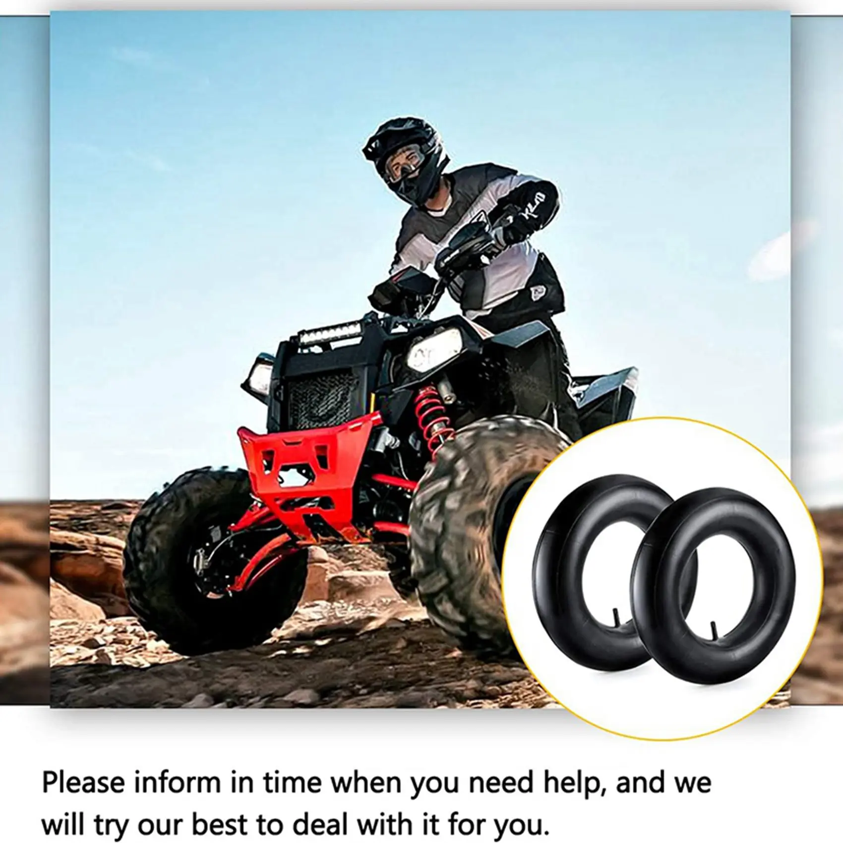 Nuovo arrivo 4 pezzi 4.80/4.00-8 pollici camere d'aria per pneumatici per carrelli pesanti, simili a mano, carrelli da giardino, falciatrici e altro ancora