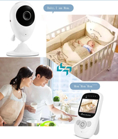 Digital Video Baby Monitor 2.4 Inch Wireless Resolution Baby Nanny Security Camera Night Vision Temperature SP880 Baby Monitor