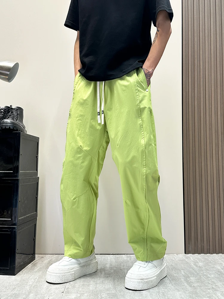 

Men's Casual Loose Straight Leg Pants Summer Thin Outdoor Qui Dry Trendy Brand Men's Pants Breathable Comfortable Straight ...