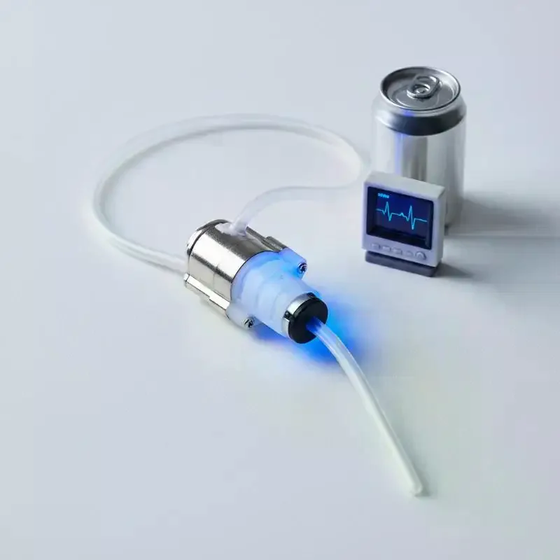 1Pcs Squeezing Dosing Pump DC 3V 3.7V Ultra Micro Peristaltic Pump Mini M20 Planetary Gear Metering Pump Precision Small Flow