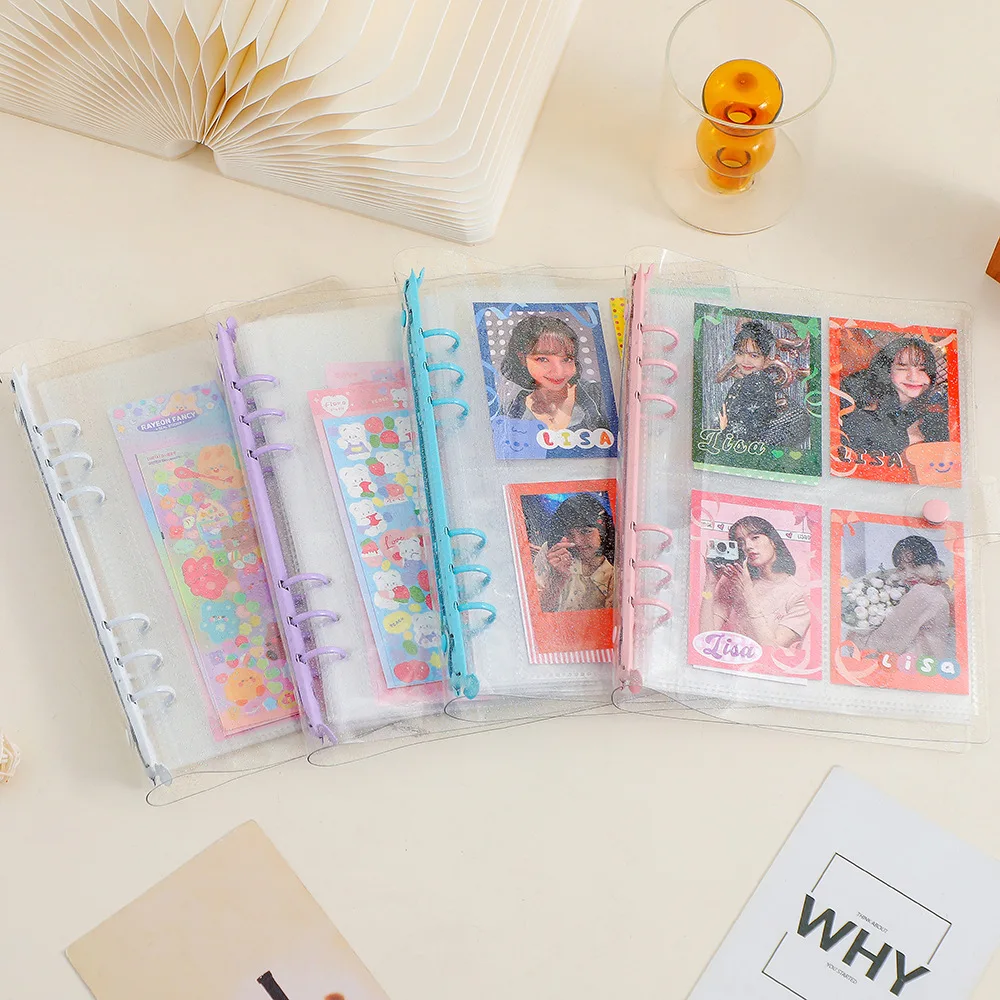 3 Inch New Photo Album Ins A5 Matte Photocard Binder Korean Style Photocard Holder Instax Mini Album Loose-leaf Kpop Card Binder