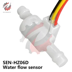 SEN-HZ06D DC 3V 5V 24V interruttore di flusso dell'acqua POM Food Grade Materiale Sensore di flusso liquido Mini sensore di flusso dell'acqua per macchina da caffè