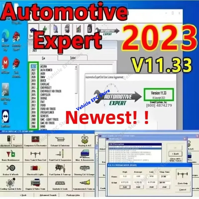 NEW Automotive Expert V11.33 V9.61 Shop Management Software Unexpired Patch Best Automotive Software for Business Management