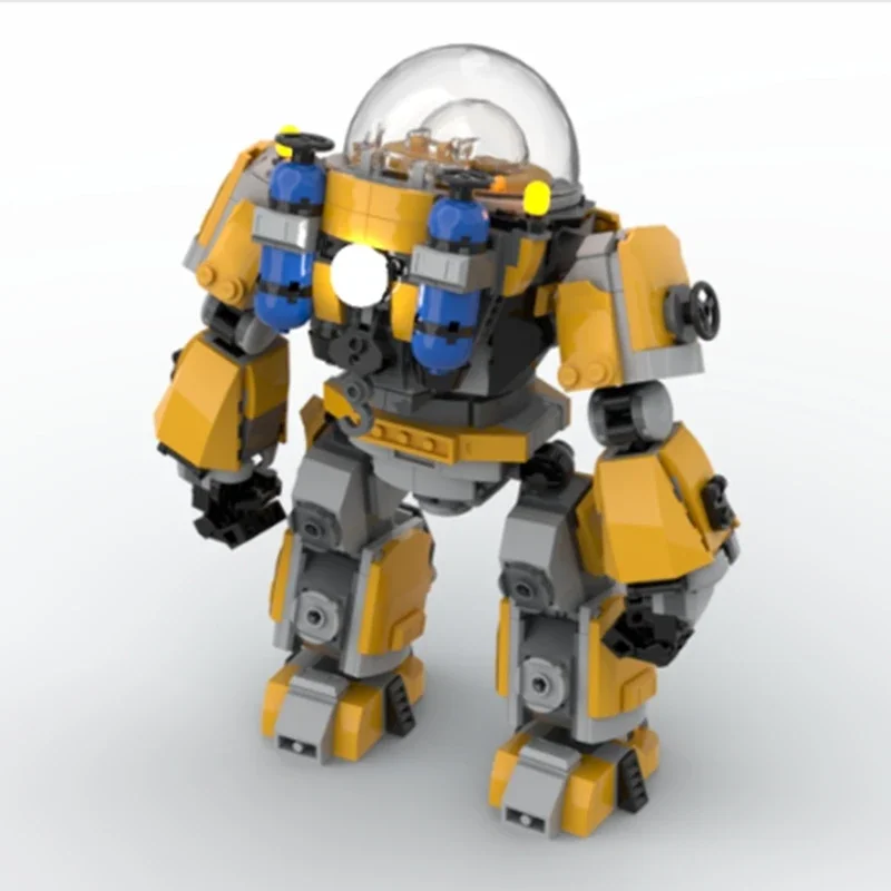 Deep Sea Exploration Mecha Model Moc Building Bricks Deep Sea Exo Suit Technology Blocks Gifts Christmas Toys DIY Sets Assembly