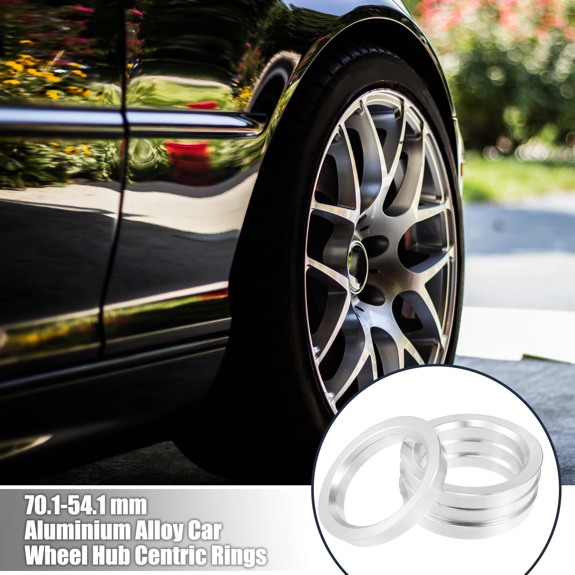 X Autohaux 4pcs Car Hub Centric Rings Wheel Bore Center Spacer 70.1-54.1-56.1-57.1-58.1-59.1-60.1-64.1-65.1-66.6-67.1-68.1mm