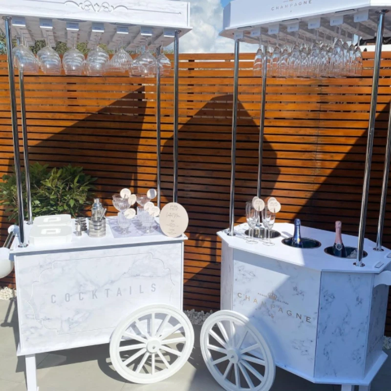 

Hot Sale Birthday Cart Party Event Champagne Cart Manufacturer For Wedding Decor with the word