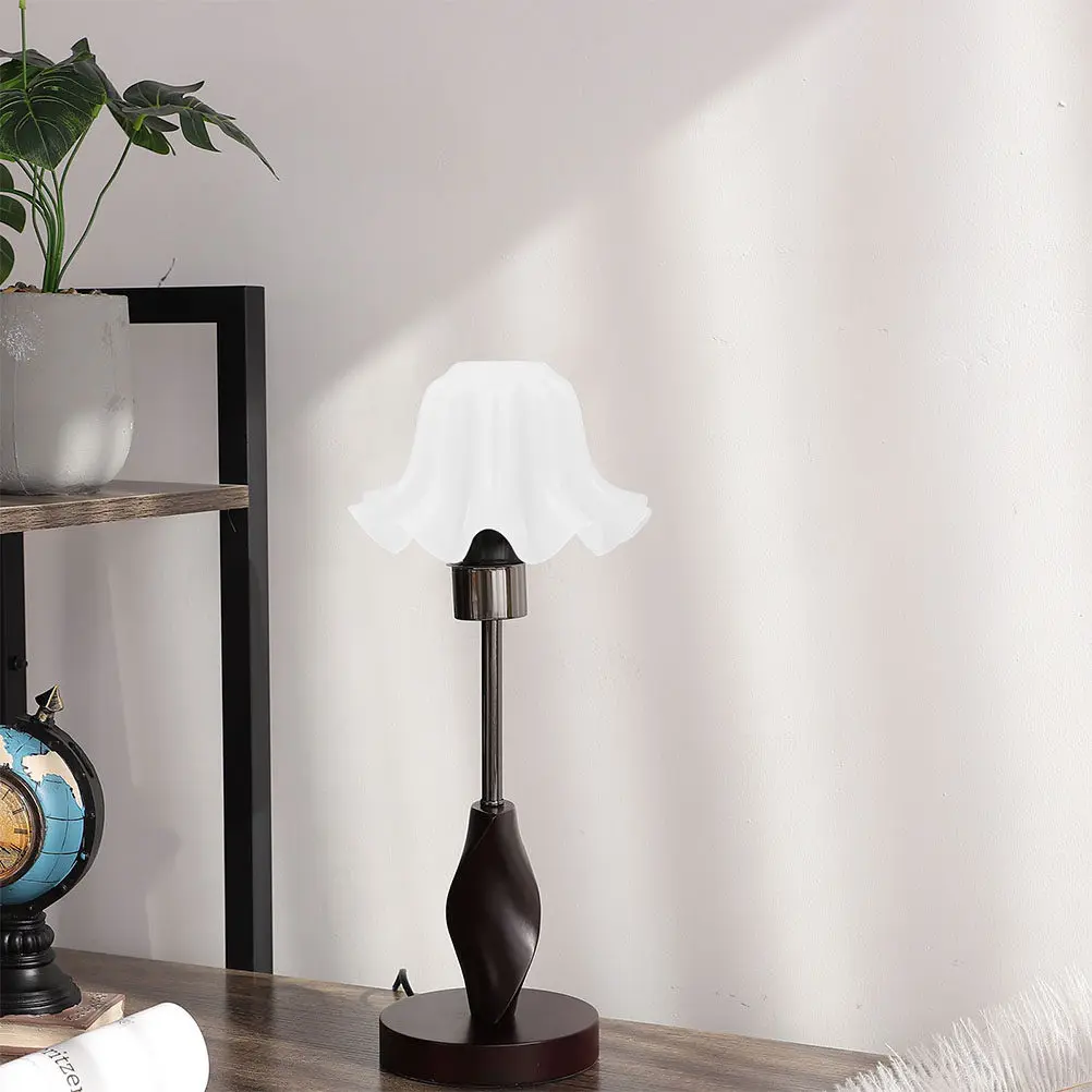 

2Pcs Acrylic Lily of The Valley Flower Lamp Shade E27 Base for Pendant Light Wall Sconce Table Lamp Ceiling Fixture Soft White