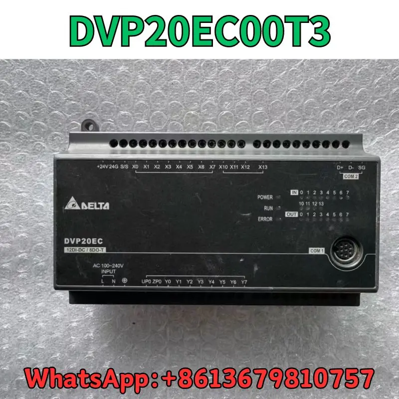 

Used PLC DVP20EC00T3 test OK Fast Shipping