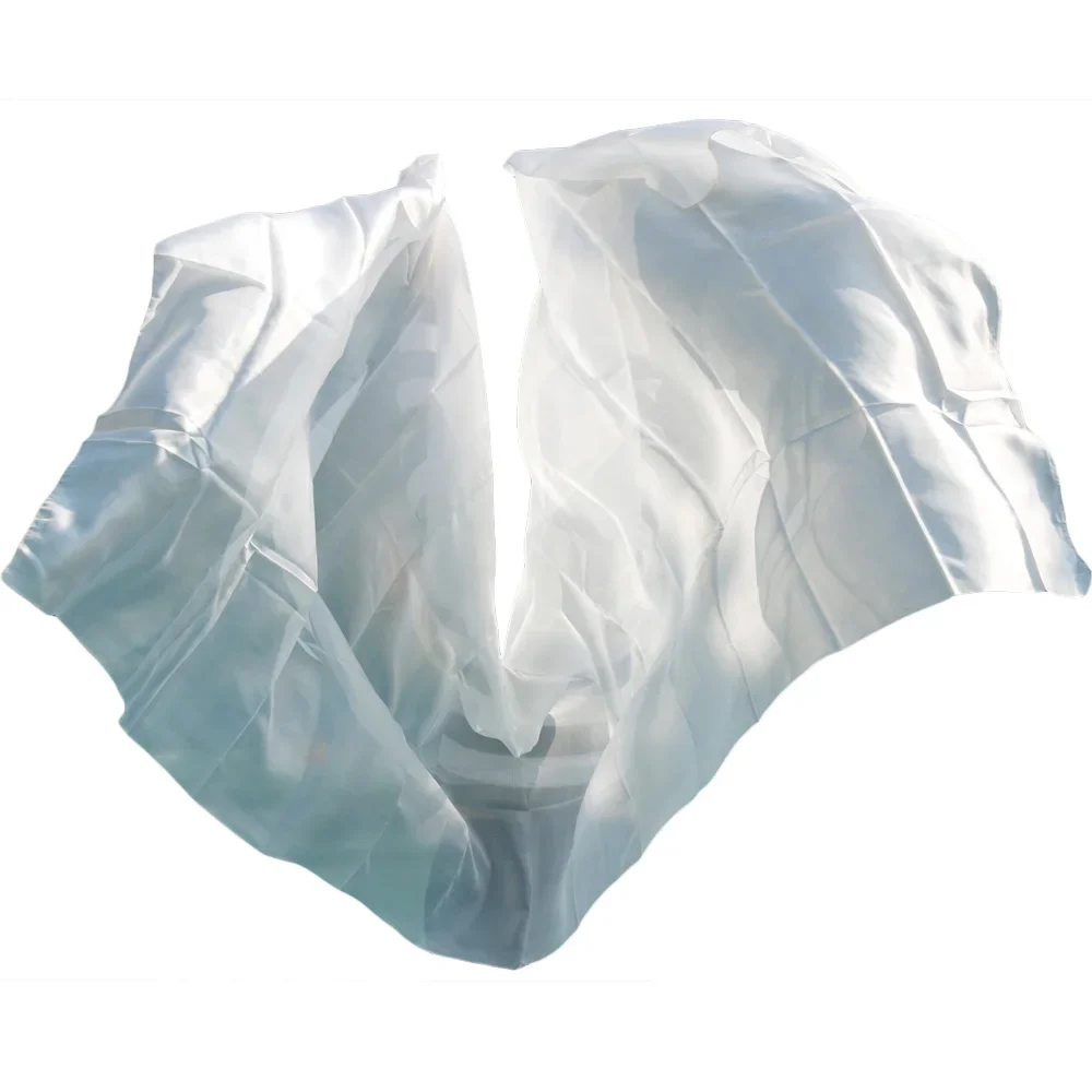 1 قطعة عالية الجودة رخيصة الرقص الحرير الحجاب المرأة مثير 100% الحرير الرقص الشرقي الحجاب بالجملة الأبيض فريق الرقص الأداء الدعائم