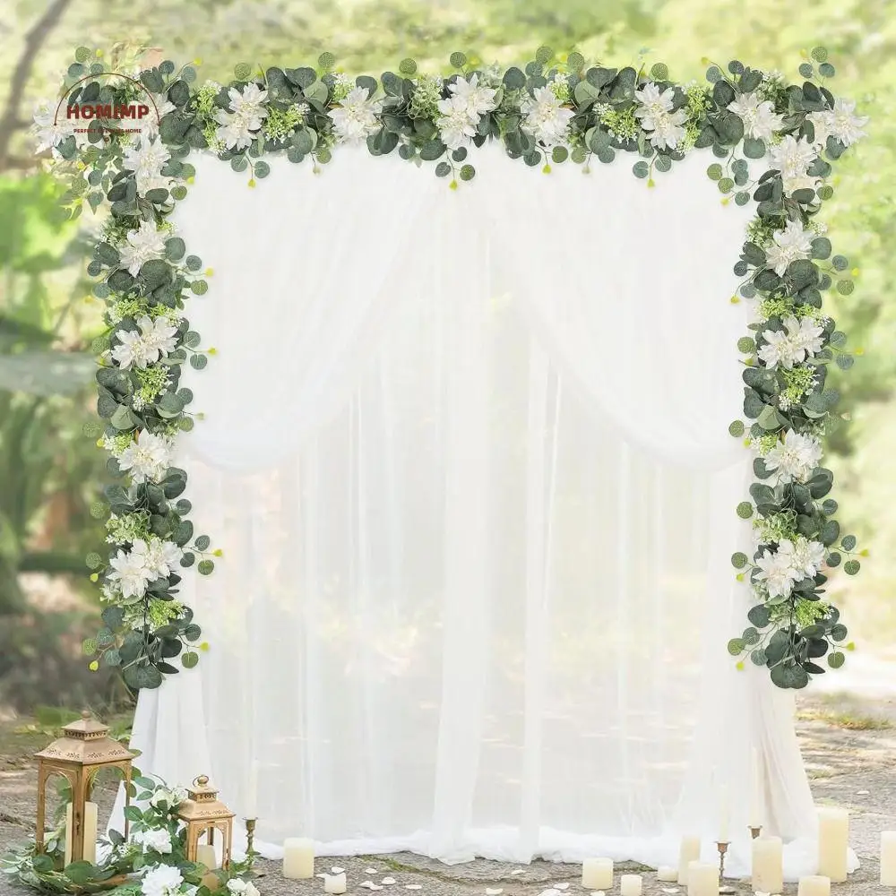

Artificial Flower Dressing Flower Garland Plastic Simulated Vine Artificial Flowers Wedding Decoration 180cm